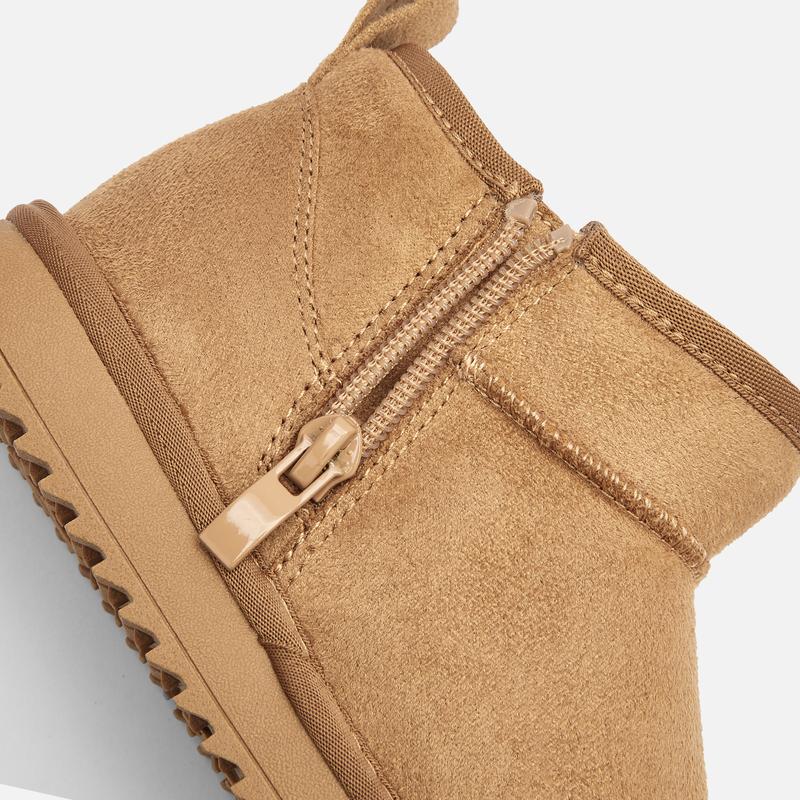Suede & Shearling Cozy Boots