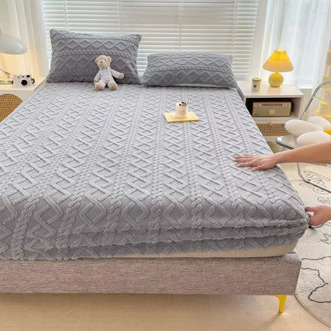 Cozy Velvet Bed Sheets