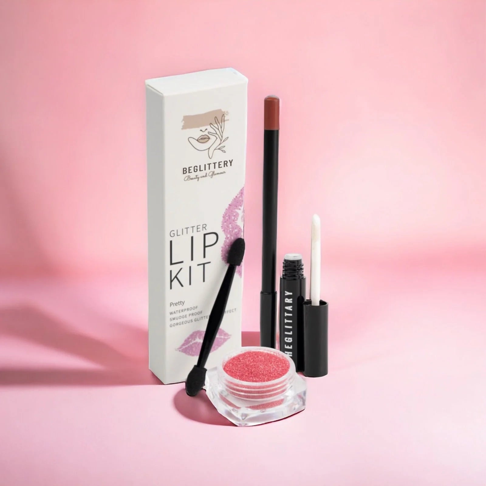 Pretty Glitter Lip Kit