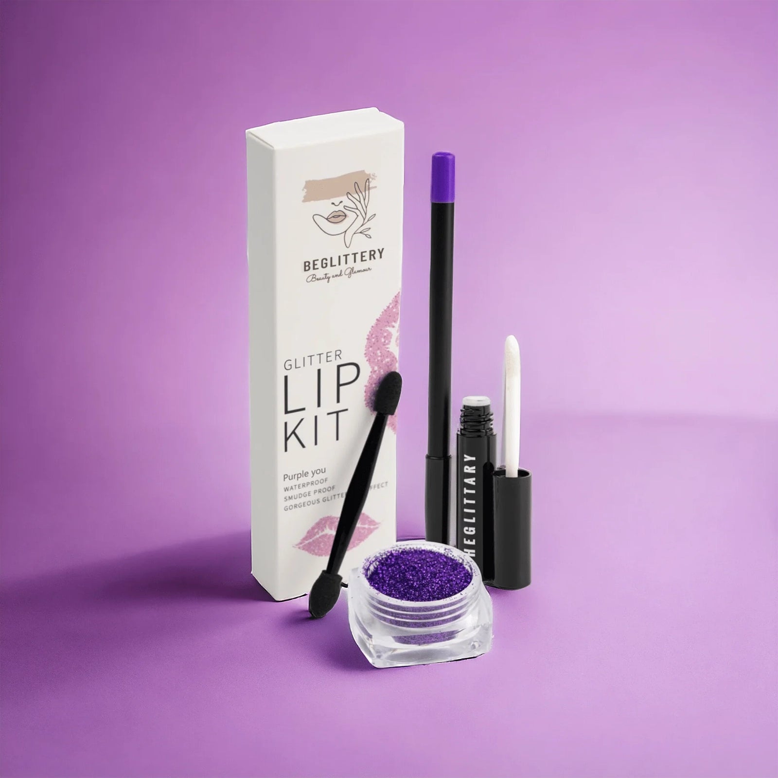 Pretty Glitter Lip Kit