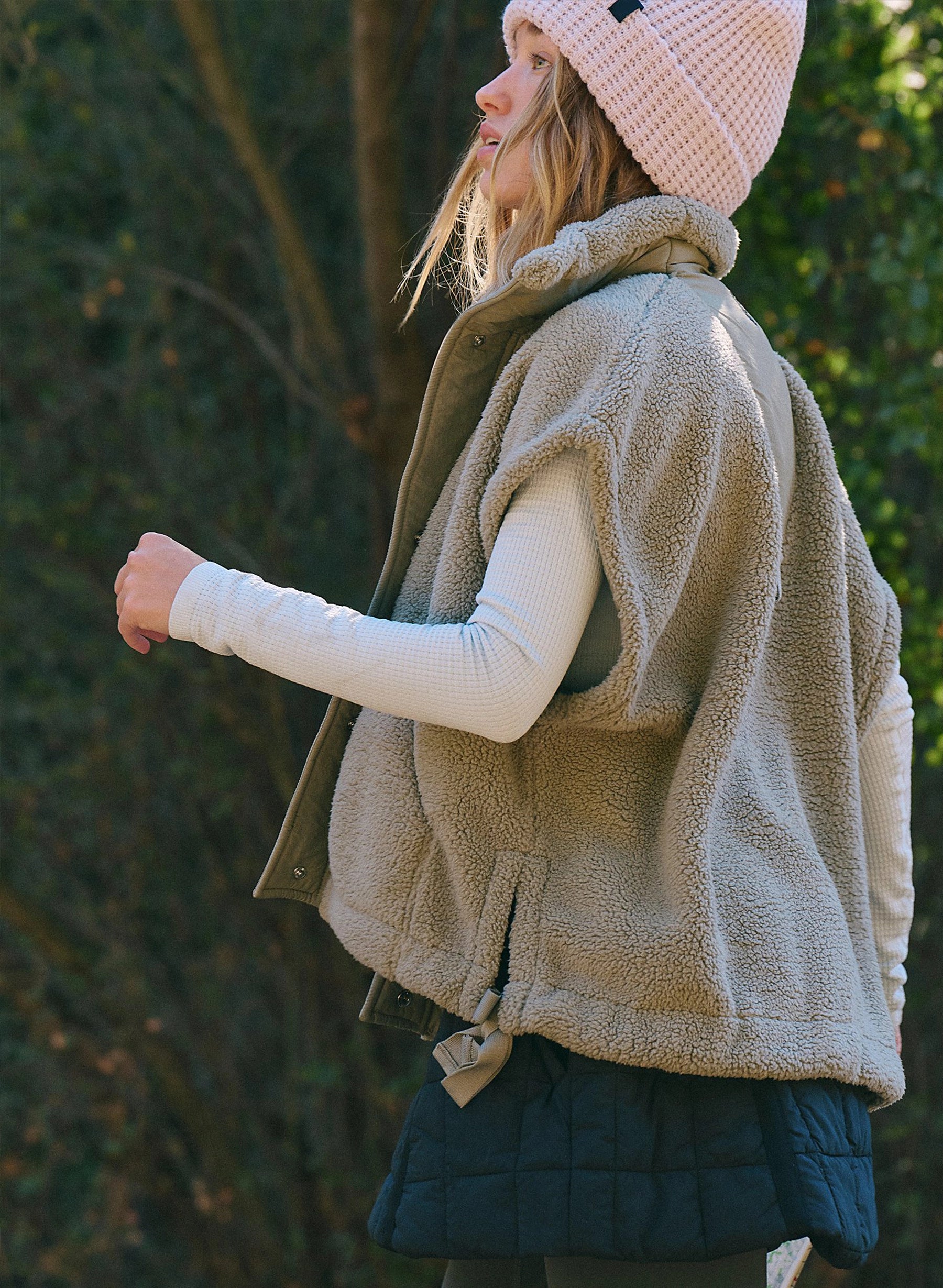 Warm Sherpa Fleece Vest