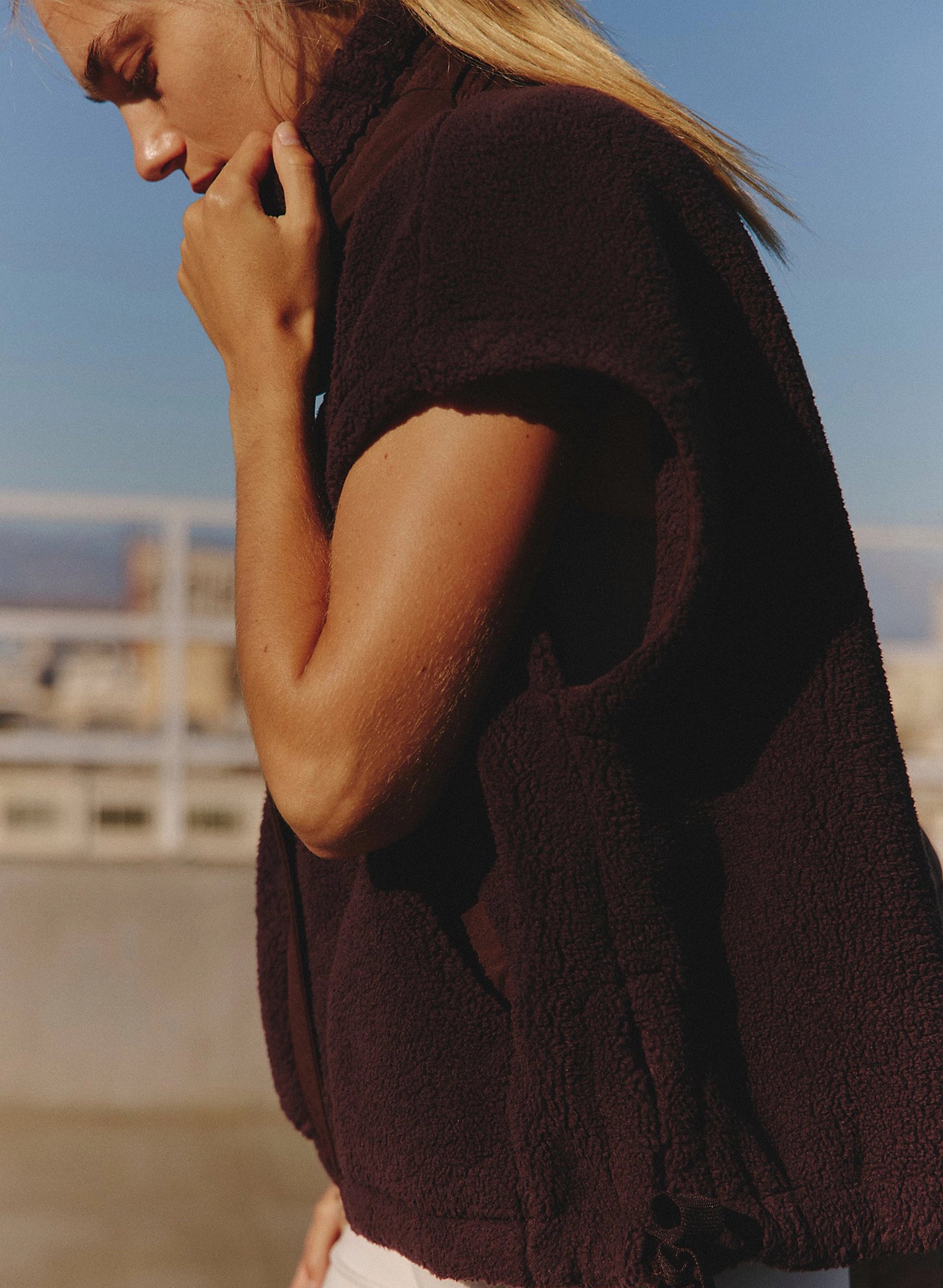 Warm Sherpa Fleece Vest