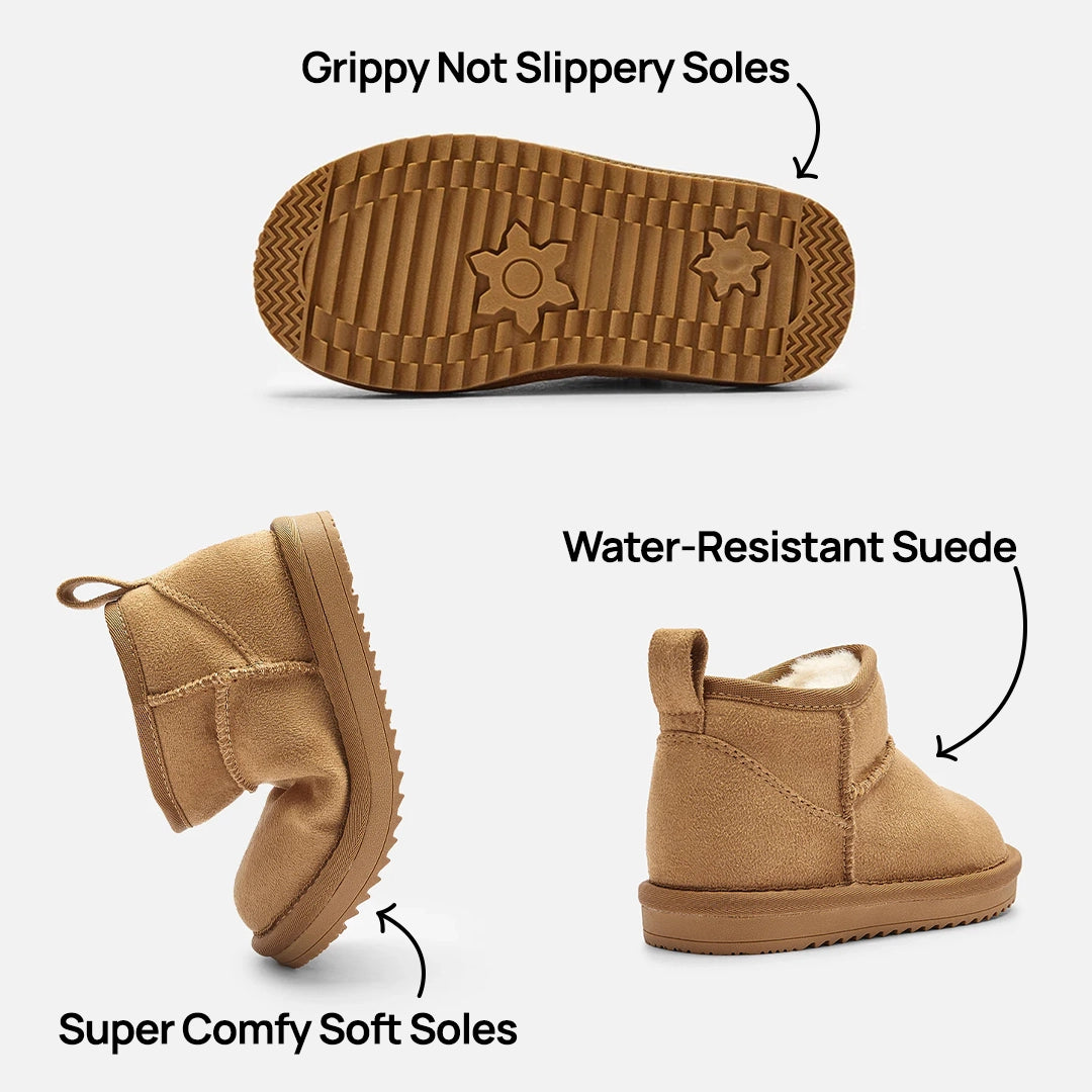 Suede & Shearling Cozy Boots